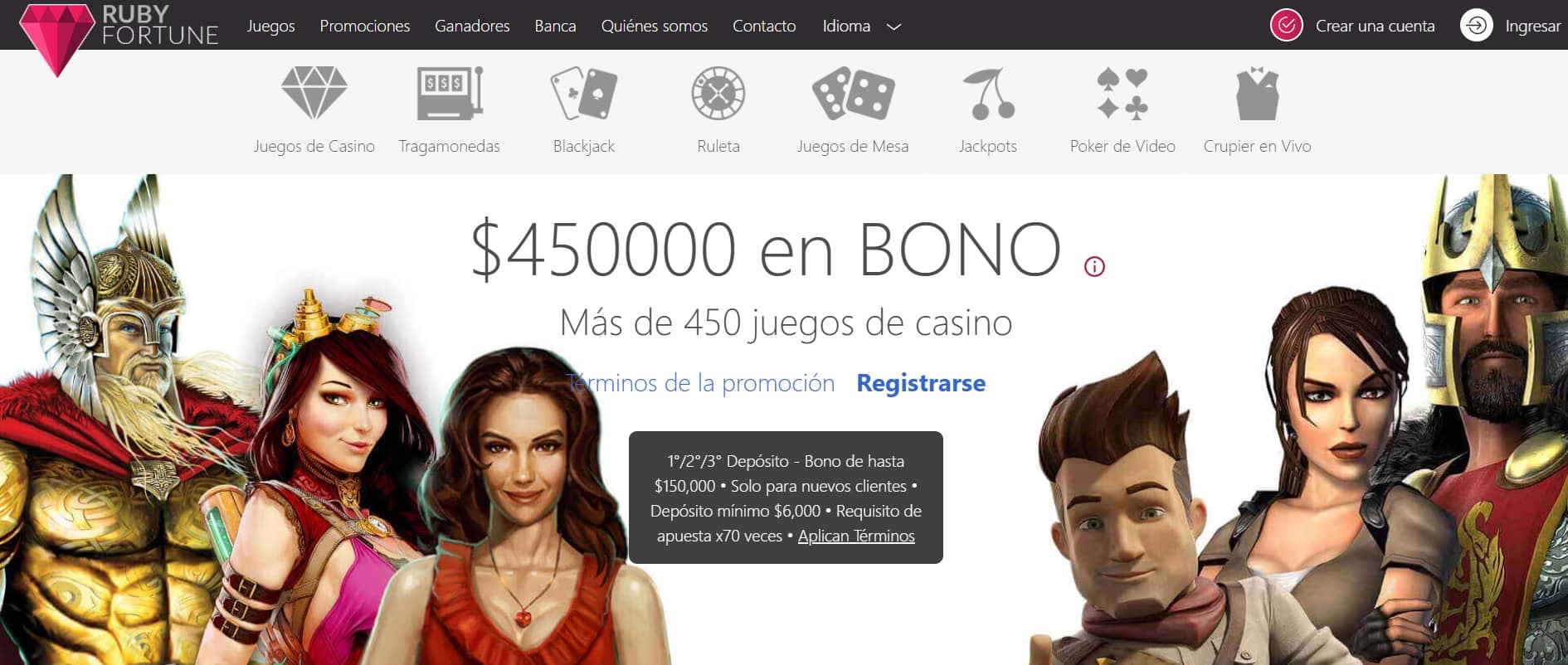 casinos online chile ruby fortune