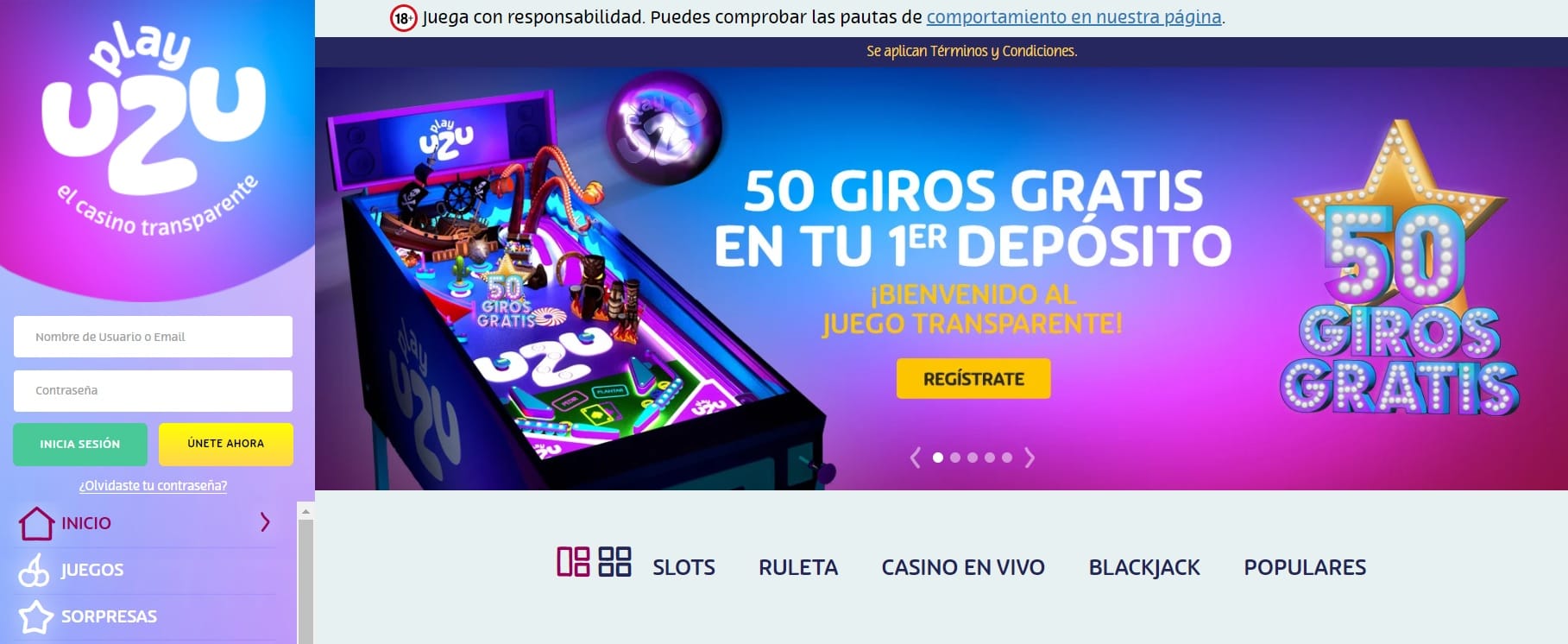playuzu casinos online argentina