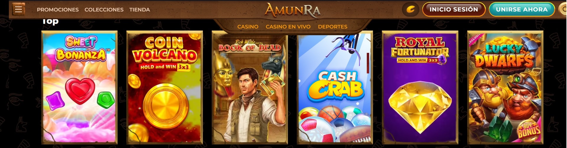 tragamonedas en linea AmunRa Casino
